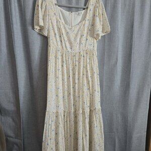 Madewell Floral Maxi Dress size 2